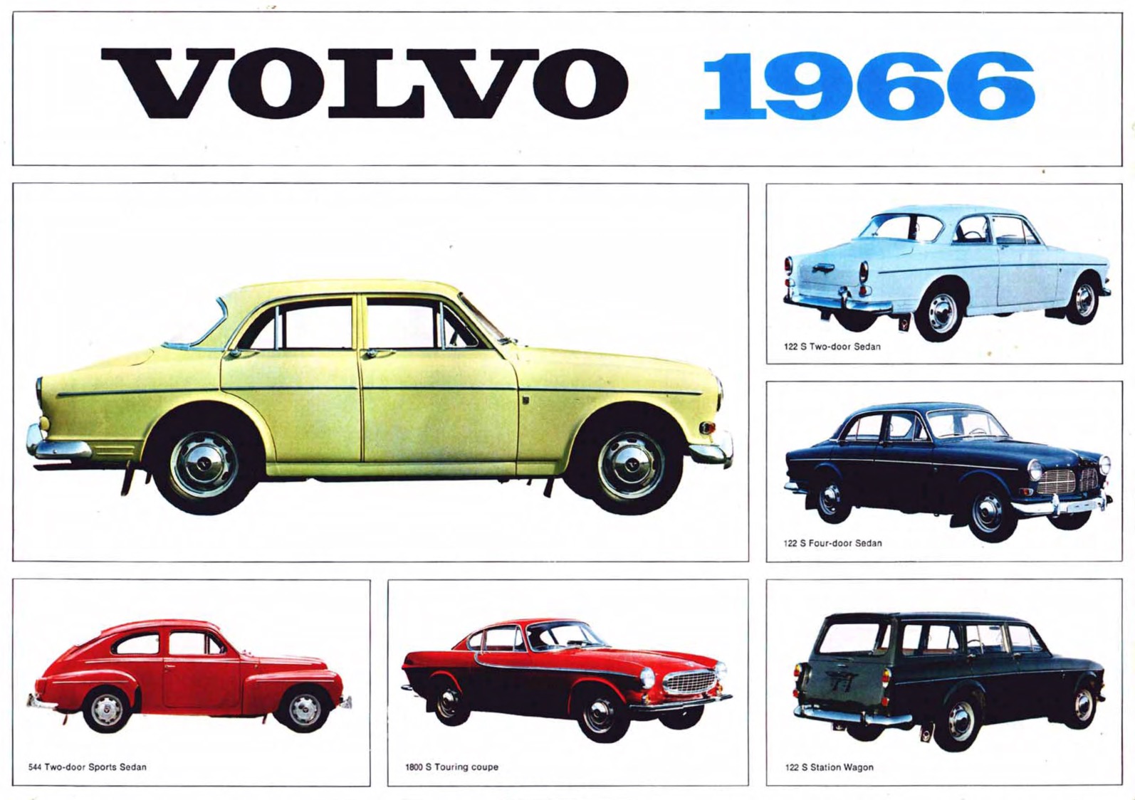1966 Volvo Full-Line Brochure Page 1